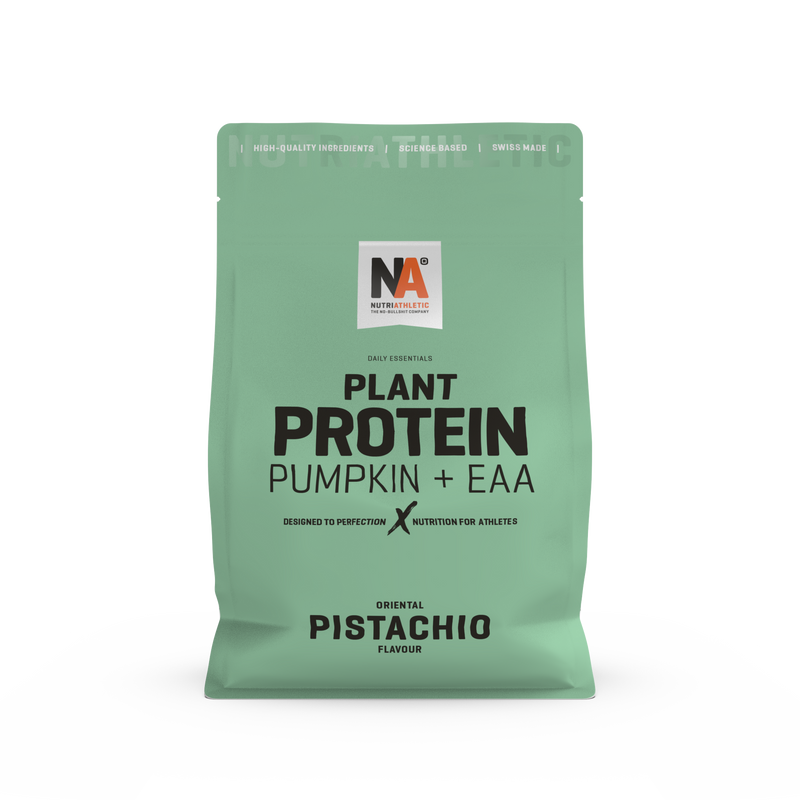 Nutriathletic - Plant Protein + EAA - Kürbiskernprotein + EAA - Oriental Pistachio Flavour, 800g