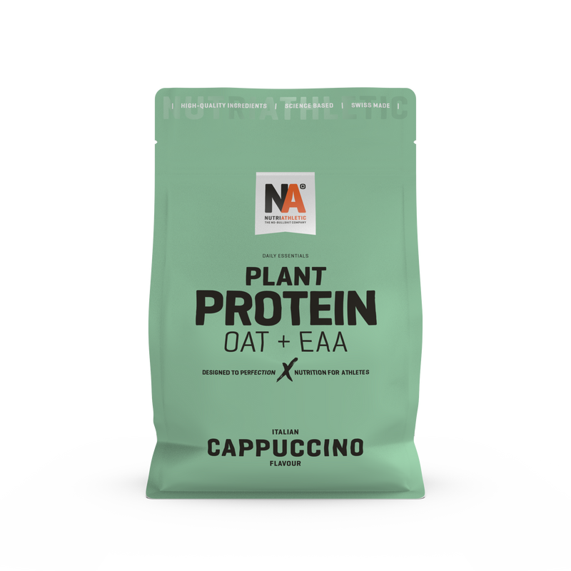 Nutriathletic - Plant Protein + EAA - Haferprotein + EAA - Italian Cappuccino Flavour, 800g