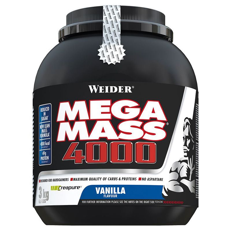 Weider - Mega Mass 4000, 3000g Dose